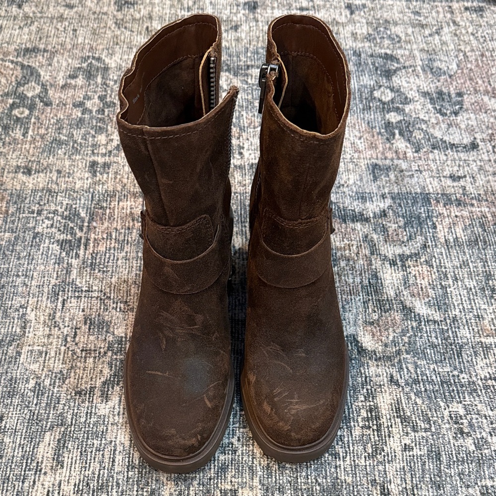 Brown Suede Ankle Boots Dolce Vita